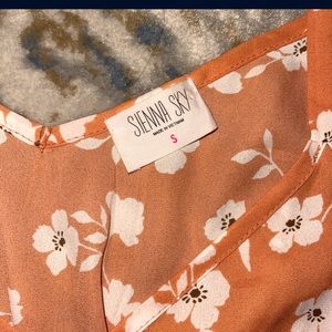 Floral sunny tank and lengthy shorts